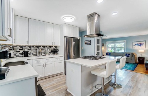 Ashbrook - Clawson Village House | Poolside Bungalow w/ Fire Pit Fun | Luxe King Suite