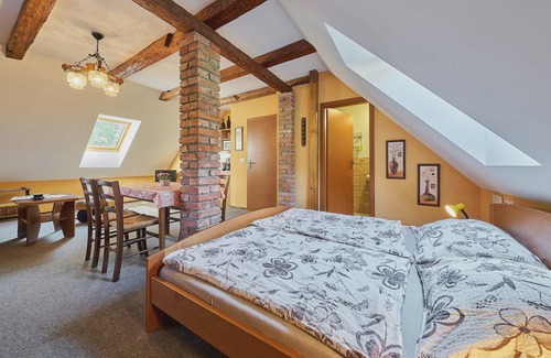 Starkov Villa | Cosy apartment in villa for 18 people with pool, WIFI, TV, patio, pets allowed and parking
