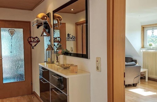 Osterode am Harz Apartment | Nice apartment for 4 guests with WIFI, TV, terrace, pets allowed and panoramic view