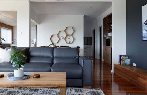 East Devonport House | Oceanfront Escape with Fire Pit & Coastal Views