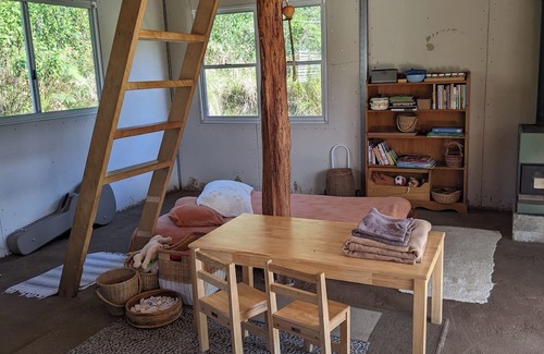 Koreelah Cabin | Offgrid Tiny Home in a Food Forest Garden