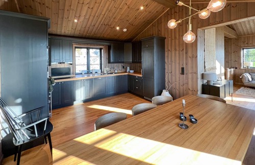 Kroderen House | Stunning home in Noresund with sauna