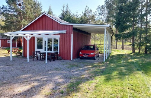 Markaryd Cabin | Vacation home directly on the Lagan near Markaryd