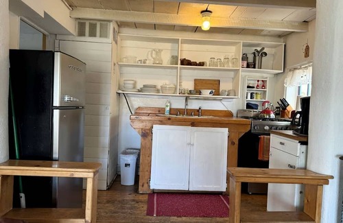 San Cristobal House | Cozy Cabin Suite with Orchard Views near Taos, New Mexico