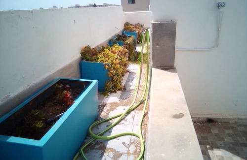 Hamma Apartment | Studio with double terrace 70m2 sea view 100m from the beach very pleasant