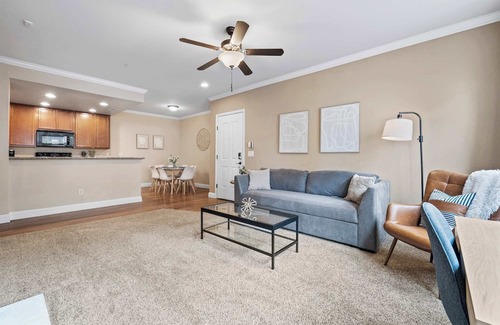 Reno/Tahoe Airport Apartment | Luxury 2BR 2BA Apartment with Pool, Gym & Theater