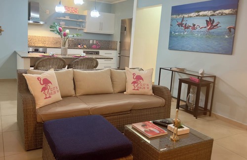 Hato Condo | Casa Flamingo is a 2 Bedroom Top Floor Condo located in Hato with sea views