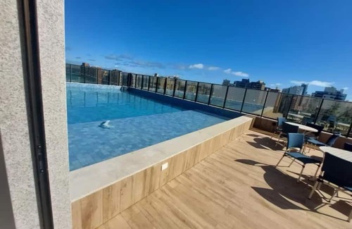 Armacao Apartment | Bedroom and living room for 4 next to the Armação Convention Center Salvador/BA