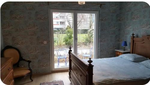 La Bourgogne Bed & Breakfast | Studio, entrée par terrasse