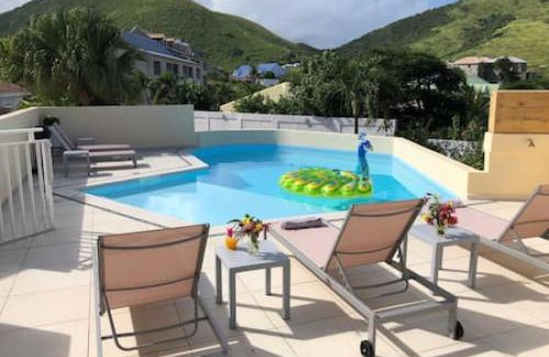 Cul de Sac House | Beautiful suite S9 pool sea view Pinel Island