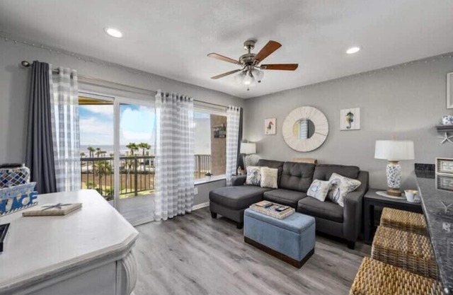Beautiful Beach Views! sleeps 6, King bed, WINTER Texans welcome, dogs✔️✔️