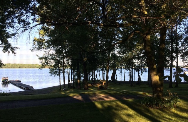 Cozy 2-bedroom lakefront house in enchanting Grand Isle for the eclipse.