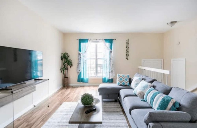 Convenient Living: Walk to Metro TV in Bedroom. Ideal for a Restful Sleep