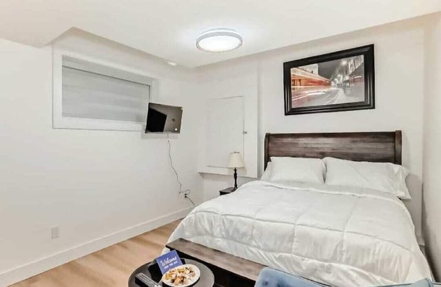 Cozy 2-bedroom basement suite, fully furnished for comfort and convenience.