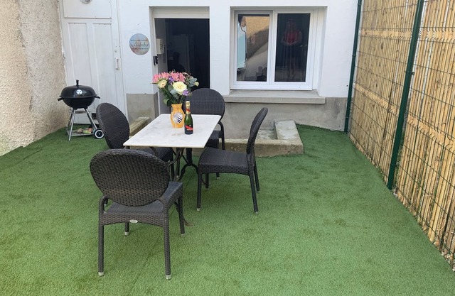 New apartment with garden in town center, 5 minutes from Château de Chambord