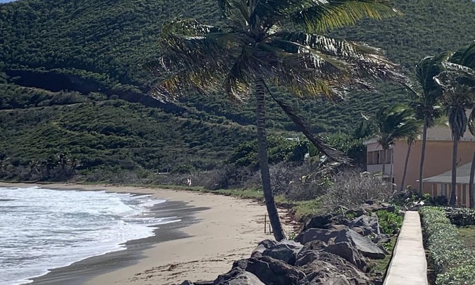 Saint Kitts and Nevis Condo | This cozy condo is just steps from pool & Atlantic Ocean.
