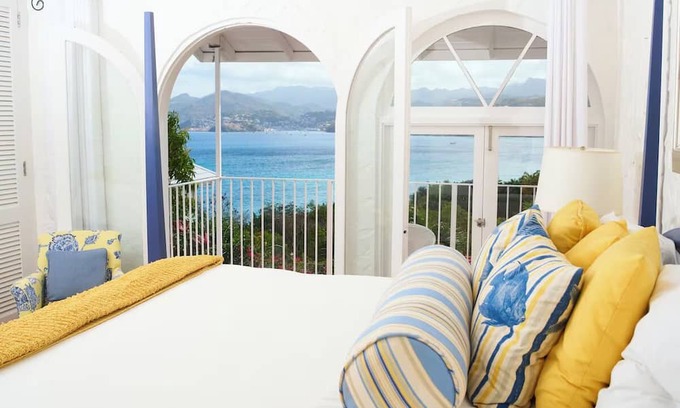 Morne Rouge House | Deluxe Villa, 1BR at Mount Cinnamon, Ocean View, Personal Balcony Serenity