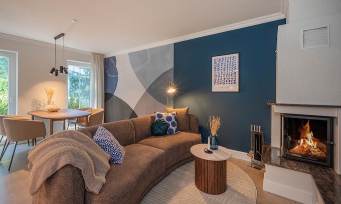 Zinnowitz Apartment | Quartier am Kirchberg - 02 - quiet residential complex with conservatory and fireplace