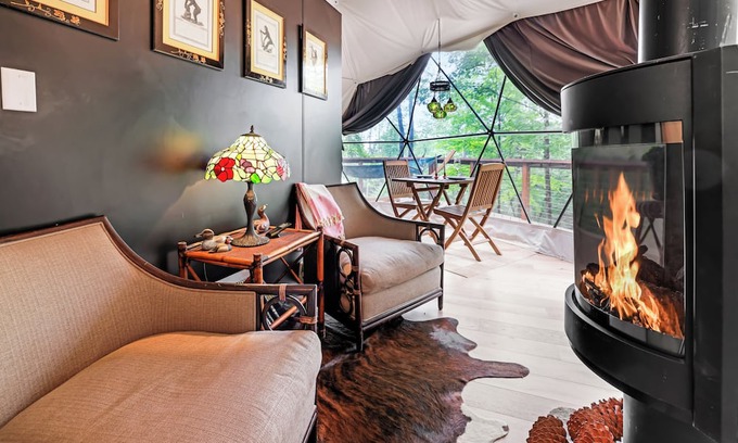 Swan Lake RV Rental | Welcome to the Domes at Catskills, a lakefront glamping adventure for adults.