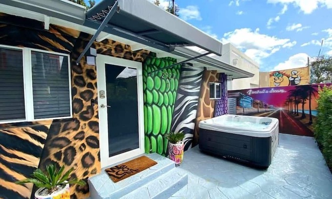 Wynwood Art District House | Unique Miami Art Escape w/ HotTub, Arcade & Murals