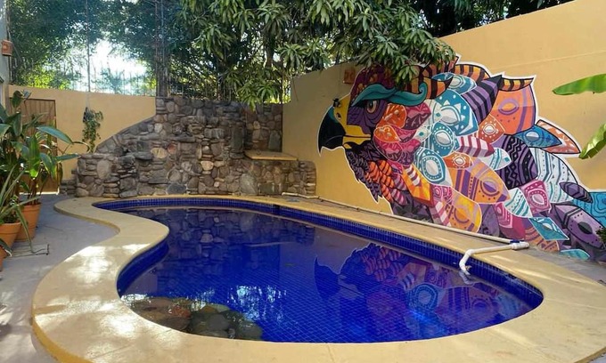 Lomas de Mazatlan Apartment | First floor apartment with 2 bedrooms and 2 bathrooms. Pool & waterfall views