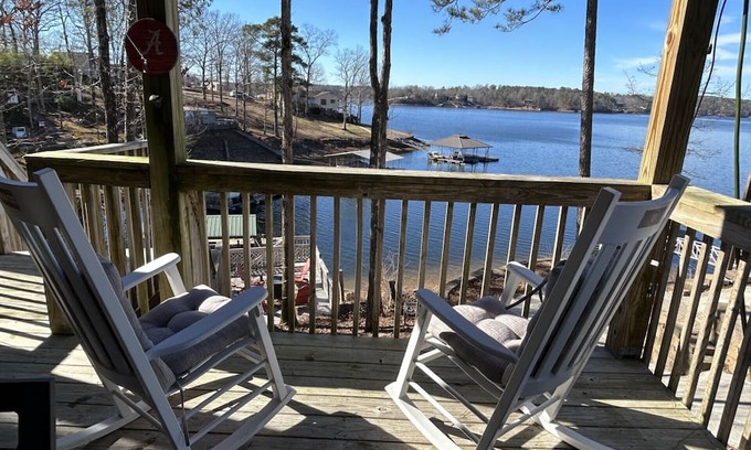 Crane Hill Cottage | Lakeside cottage with plenty of room . Multiple decks with easy access to water.