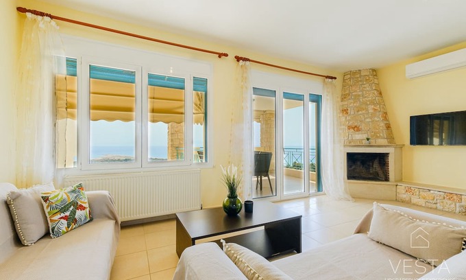 Kassandra House | Momento 3-bdrm Villa with shared pool, Poseidi