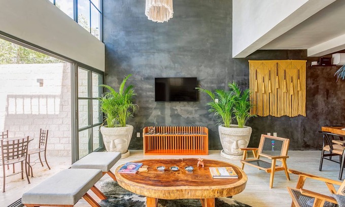 Tulum City Center Villa | Nature-Chic Villa with Rooftop and Lap Pools!