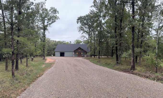 Sawyer Cabin | Relax and unwind at this peaceful 2-bedroom, 1-bath cabin off Hugo lake.