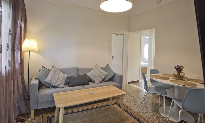 Khalandrion Apartment | Athina 2BR Apt, Fully Equipped, Kitchen, AC, WiFi